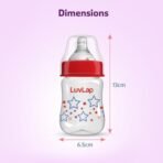LuvLap Wide Neck Feeding Bottle 150ml, Stars - Fast Shipping to USA & Canada - Image 7