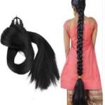 VIEWS Nice Look Paranda Choti Black Colour 26 inch Instant Ready Hair Extension - Fast Shipping to USA & Canada