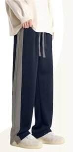 MiraMichi Men's Stretchable Lycra Track Pants | Slim Fit Activewear for Gym, Yoga & Casual Wear - Fast Shipping to USA & Canada - Image 3