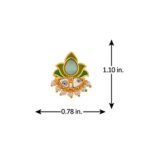 VOYLLA Forever More Floral Green Stone Enamelled Cocktail Ring|Enameled Ring For Women|Adjustable Ring|Wedding|Gift For Women| - Fast Shipping to USA & Canada - Image 7