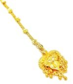SMARNN Gold Plated Mang Tikka for Women - Fast Shipping to USA & Canada - Image 3