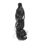 VIEWS 24 Inches Hair Extensions Wavy Ponytail Hair looking Scale Ponytail Hair Wig/Extension Ponytail Long Hair Curly Hair Black Colour - Fast Shipping to USA & Canada - Image 4