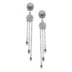 Voylla Mehrunisa Tassels Drop Earrings - Fast Shipping to USA & Canada - Image 2