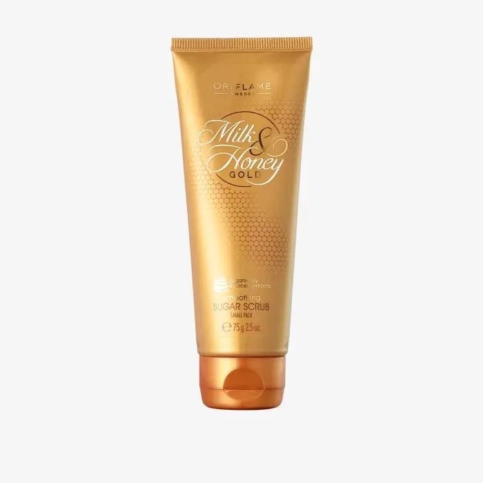41-JVGwYsBL-1.jpg Oriflame Milk & Honey Gold Sugar Scrub - 75 Ml - Fast Shipping to USA & Canada - Image 1