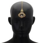 Shreyadzines Ethnic Wedding Bridal Eid Sale CZ Pearl Maang Tikka for Women and Girls - Fast Shipping to USA & Canada - Image 3