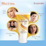 Salve Sunprotek Matte Look Sunscreen SPF50 PA+++ For Oily or Acne prone skin, Paraben & Sulphate free For Women And Men - 100gm - Fast Shipping to USA & Canada - Image 6