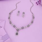 Brado Silver AD Choker Pendant & Earrings - Fast Shipping to USA & Canada - Image 4