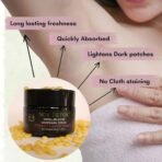 NOX DETOX Underarm Cream | Deodorant for Men & Women with Vitamin E & Kojic Acid | Controls Odour 24+ Hrs | Cleans Dark Underarms | No Aluminium | All Skin Type + Sensitive Skin | Natural & Vegan - Fast Shipping to USA & Canada - Image 3