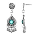 Shreyadzines Antique Traditional Latest Oxidised Fancy Choker Stone Necklace Jewellery Set for Women for Wedding - Fast Shipping to USA & Canada - Image 5