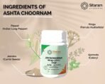 Sitaram Ayurveda Ashta Choornam 50gms | Herbal Ayurvedic Appetite Stimulant And For Digestive Disorders - Fast Shipping to USA & Canada - Image 4