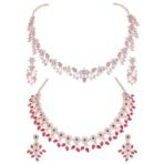 Brado Traditional Gold Choker Necklace Set with Earrings - Fast Shipping to USA & Canada - Image 2