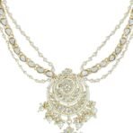 I Jewels Gold Plated White Kundan & Pearl Paranda Hair Braid Pin (T2096W) - Fast Shipping to USA & Canada - Image 6