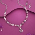 Brado Silver AD Pendant Necklace & Earrings - Fast Shipping to USA & Canada - Image 7
