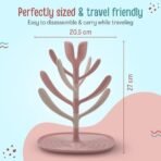 LuvLap Baby Bottle Drying Rack, Pink - Fast Shipping to USA & Canada - Image 6