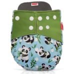 LuvLap Reusable Cloth Diaper Blue Panda - Fast Shipping to USA & Canada - Image 2