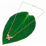 Brado Rose Gold Diamond Butterfly Pendant Chain - Fast Shipping to USA & Canada - Image 4