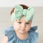 ANNACREATIONS Premium Designer Soft Flower Bow Hairband Headband Hair Accessories For Baby Girls, Pack Of 6 - Multicolor - Fast Shipping to USA & Canada - Image 3