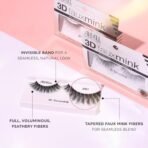 Ardell 3D Faux Mink 861 Fluffy Feathery False Eyelash for Women, Medium to Full Volume, False Lightweight Eyelash, Deluxe Faux Mink Fiber, Invisiband? Lash Band System - Fast Shipping to USA & Canada - Image 3