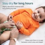 LuvLap Reusable Cloth Diaper Green Bunny - Fast Shipping to USA & Canada - Image 4