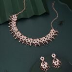 Brado Rose Gold Square Crystal AD Choker - Fast Shipping to USA & Canada - Image 6