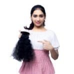 Capillatura Ponytail Human Hair Extensions - Curly | Easy Clip-In Style | Natural Natural Hair | Changeable clips | Washable | Original hair extensions (10, Natural Black) - Fast Shipping to USA & Canada - Image 3