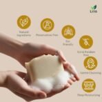 Lilo's Fenugreek & Hibiscus Shampoo Bar | For Damaged & Dry Hairs | Hibiscus | Fenugreek | Cocoa Butter |Coconut Milk | Almond Oil | Virgin Olive Oil |Cold Pressed Coconut Oil | Clary Sage (Pack of 2) - Fast Shipping to USA & Canada - Image 5