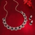 Brado Rose & Gold AD Choker (White/Black) - Fast Shipping to USA & Canada - Image 3