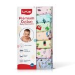 LuvLap Cotton Baby Washcloths Starfish Print, Pack of 7 - Fast Shipping to USA & Canada - Image 2