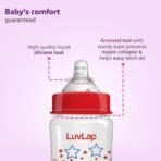 LuvLap Wide Neck Feeding Bottle 150ml, Stars - Fast Shipping to USA & Canada - Image 4