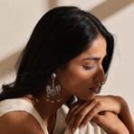 Dulcett Oxidised Earrings for Women | Stylish Black Metal Drop, Hanging & Statement Chandbali Earrings | Handmade Tribal & Traditional Brass Earrings | Drop & Dangler Earrings for Women (Light Weight ) - Fast Shipping to USA & Canada - Image 5