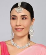 Brado Gold Plated Kundan Moti Wedding Combo Set - Fast Shipping to USA & Canada - Image 4