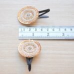 Pretty Ponytails Ethnic Traditional Pearl Mandala Flower Hand embroidered Handmade Hair Clips or Fancy Accessories for Kids or Girls for Wedding or Festivals - Fast Shipping to USA & Canada - Image 6