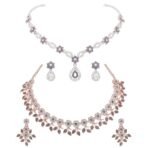 Brado Oxidised Silver Choker Necklace Set with Earrings & Maang Tikka - Fast Shipping to USA & Canada - Image 2