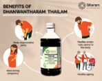 Sitaram Ayurveda Dhanwantaram Thailam 450ml | Dhanvantaram Tailam | Sesame Based Ayurvedic Danwantaram Oil - Fast Shipping to USA & Canada - Image 3