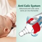 LuvLap Wide Neck Glass Feeding Bottle 150ml - Fast Shipping to USA & Canada - Image 5