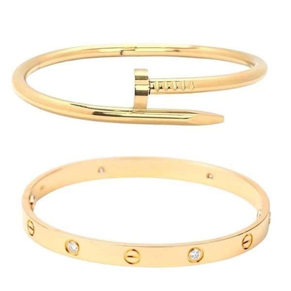 MEENAZ Rose Gold Adjustable Bracelet Combo - Fast Shipping to USA & Canada