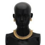 Shreyadzines Temple Jewelry Gold Plated Ginni Choker Necklace Jewelry Set for Women & Girls - Fast Shipping to USA & Canada - Image 3