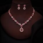 Brado Rosegold AD Necklace & Earrings Set - Fast Shipping to USA & Canada - Image 5