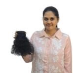 Capillatura Ponytail Human Hair Extensions - Curly | Easy Clip-In Style | Natural Natural Hair | Changeable clips | Washable | Original hair extensions (10, Natural Black) - Fast Shipping to USA & Canada - Image 5