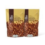 Pure & Sure Organic Masala Peanuts 300gm | Ready to Eat Crunchy Healthy Snacks | Rich in Protein | Perfect for Perfect for Snacking and Cooking | No Preservatives|150gm each (Pack of 2) - Fast Shipping to USA & Canada