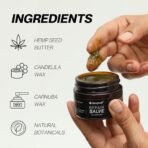 Hempbuti Repair Salve 50 GM - 100% Pure & Natural Himalyan Hemp | Psoriasis, Dertmatitis & Eczema-prone & Sensitive Skin Moisturizing Balm | Fast Absorbing | Repair Skin Allergies, Cuts & Rashes - Fast Shipping to USA & Canada - Image 6