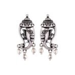 Voylla Aarambh Miniature Vinayaka Earrings - Fast Shipping to USA & Canada - Image 2
