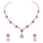 Brado Rosegold AD Necklace & Earrings Set - Fast Shipping to USA & Canada - Image 2