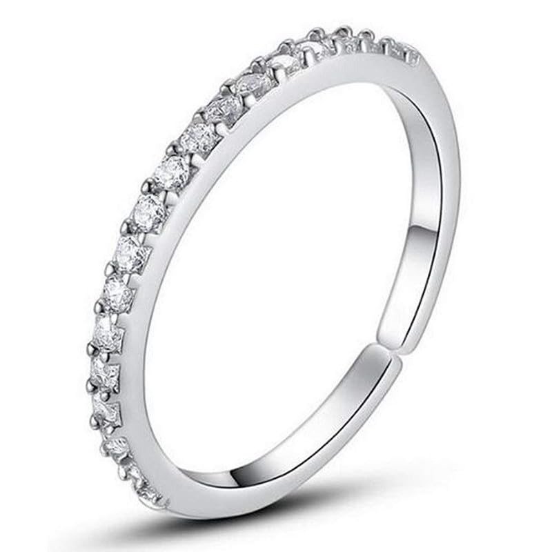 41qxIP1KNGL-1.jpg Mahi Valentine Gift Proposal Delicate and Trendy Adjustable Finger Ring with Crystal for Women (FR1103199R) - Fast Shipping to USA & Canada - Image 1