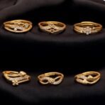 Brado Gold Plated Combo 6 Adjustable Rings - Fast Shipping to USA & Canada - Image 5