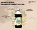 Sitaram Ayurveda Dhanwantaram Thailam 450ml | Dhanvantaram Tailam | Sesame Based Ayurvedic Danwantaram Oil - Fast Shipping to USA & Canada - Image 4
