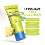 LetsShave Balls Balm For Men Private Part | Natural Ingredients | Anti Irritation | (Pack of 1) 60ml - Fast Shipping to USA & Canada - Image 3