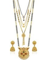 Brado Rose Gold AD Stone Choker Necklace Set with Drop Earrings - Fast Shipping to USA & Canada - Image 2