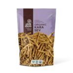 Pure & Sure Organic Kara Sev 100gm (Pack of 1) | Delicious Crunchy Namkeen & Snacks | Ready to Eat Tea Time Snacks, Cholesterol Free, No Trans Fats, No Preservatives - Fast Shipping to USA & Canada - Image 2