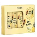 ORIFLAME Nourishing Facial Kit with Organic Guarana, Papaya & Pineapple (by) - Fast Shipping to USA & Canada
